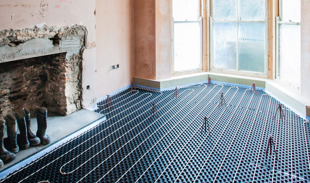 Retrofitting Underfloor Heating - Build It