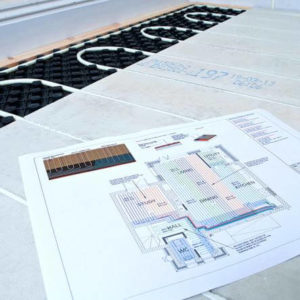 Underfloor heating plans by Nu-Heat