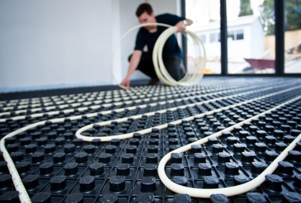 underfloor heating Nu Heat LoPro installation