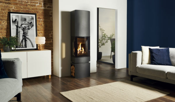 Modern gas stove by Stovax