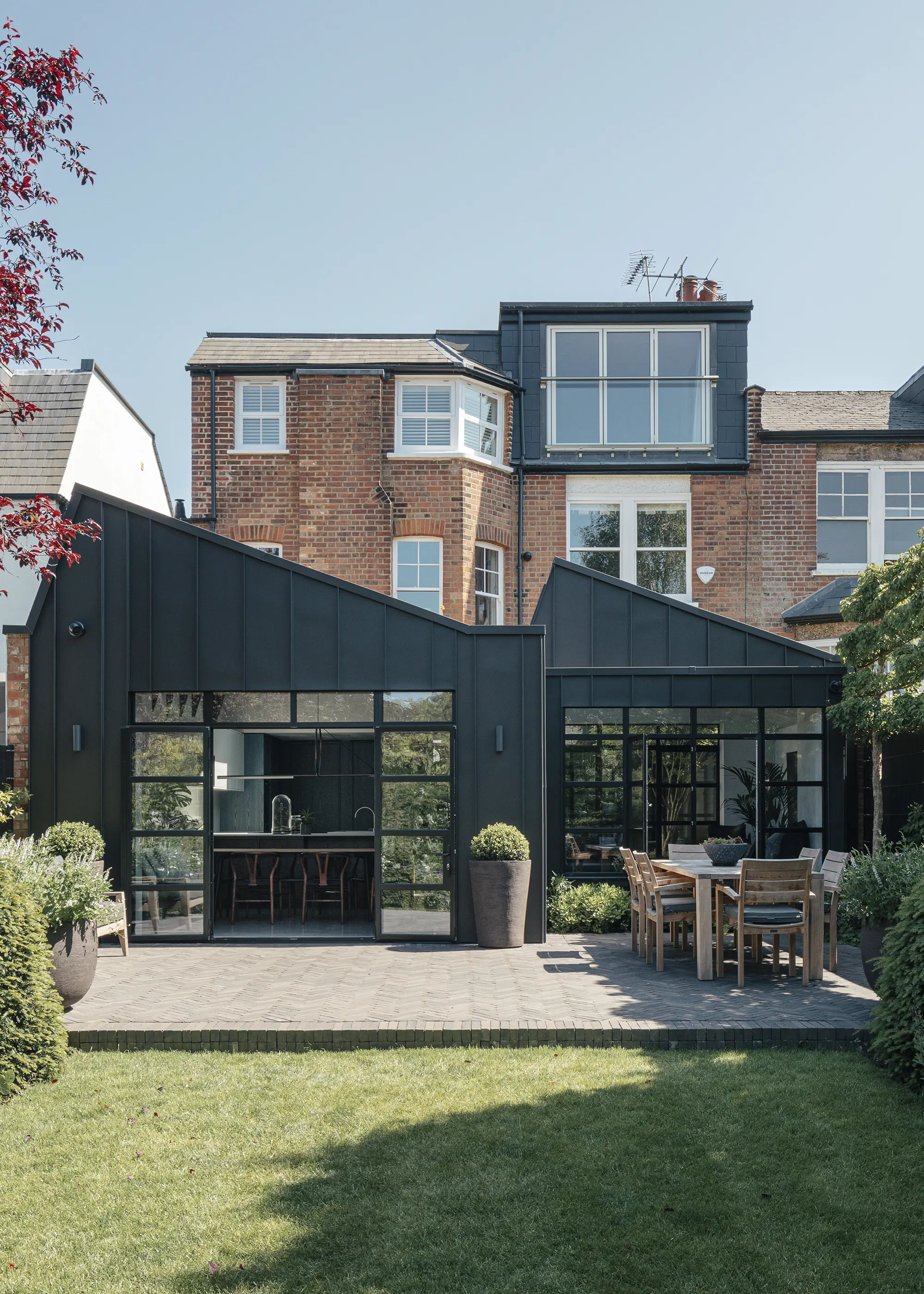 Terraced House with Peaked Rear Extension