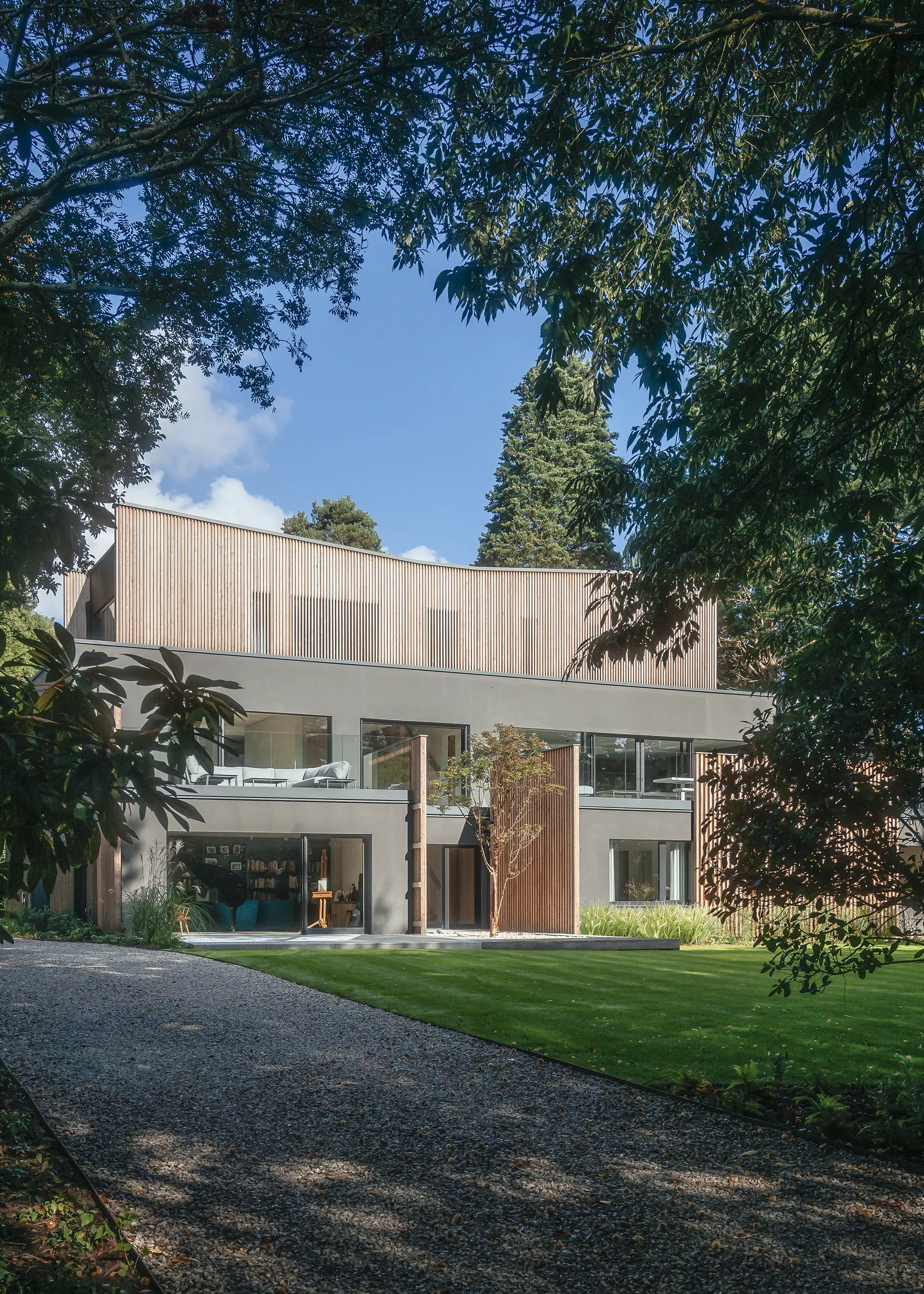 Contemporary Self Build Home Rooted in the Forest