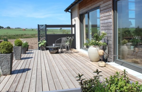 Wooden decking