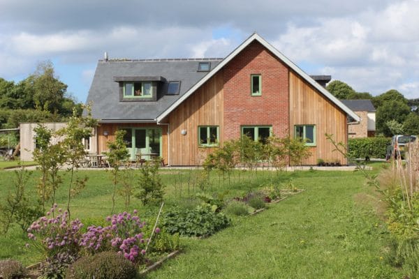 Timber-clad Kingspan house