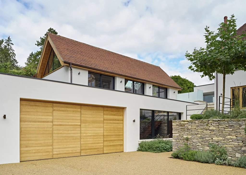 Contemporary Bifold Garage Door Idea