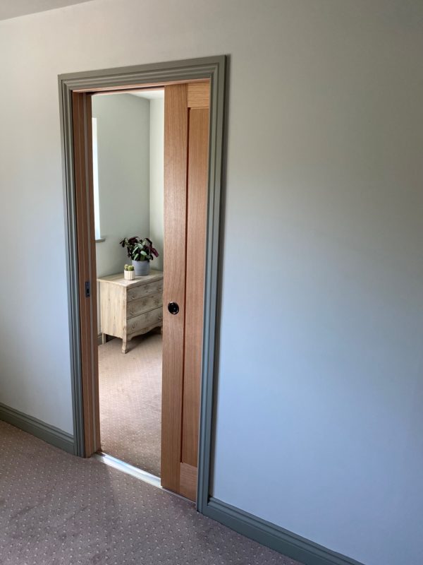 Indoor door frame