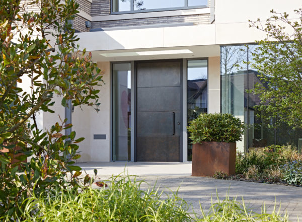 Bronze statement door