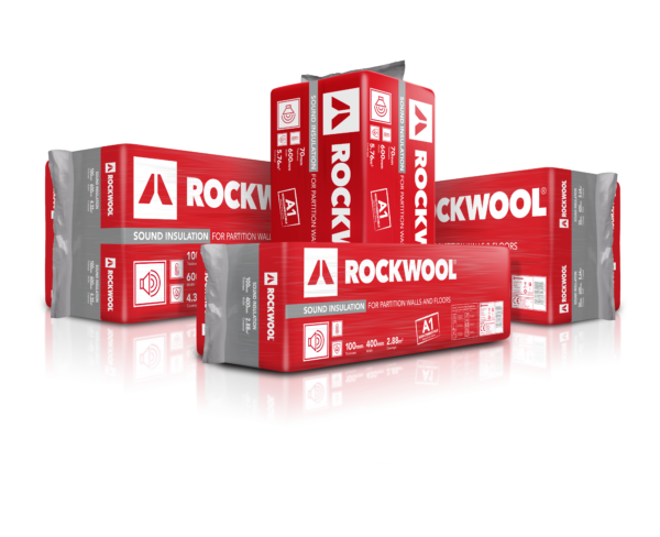 Rockwool insulation slabs