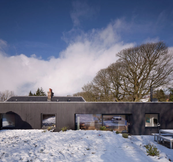 Bothy in the snow