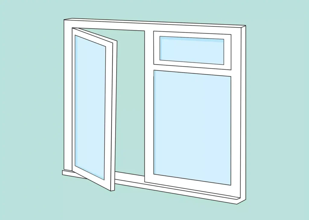 casement window opening type