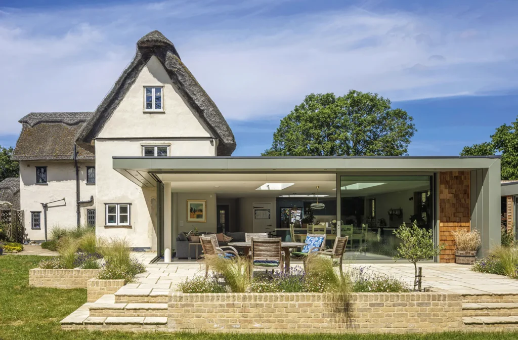 Amazing Glazed Extension Idea for a Thatched Cottage