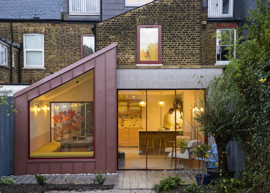 Striking Zinc-Clad Angular Extension Idea