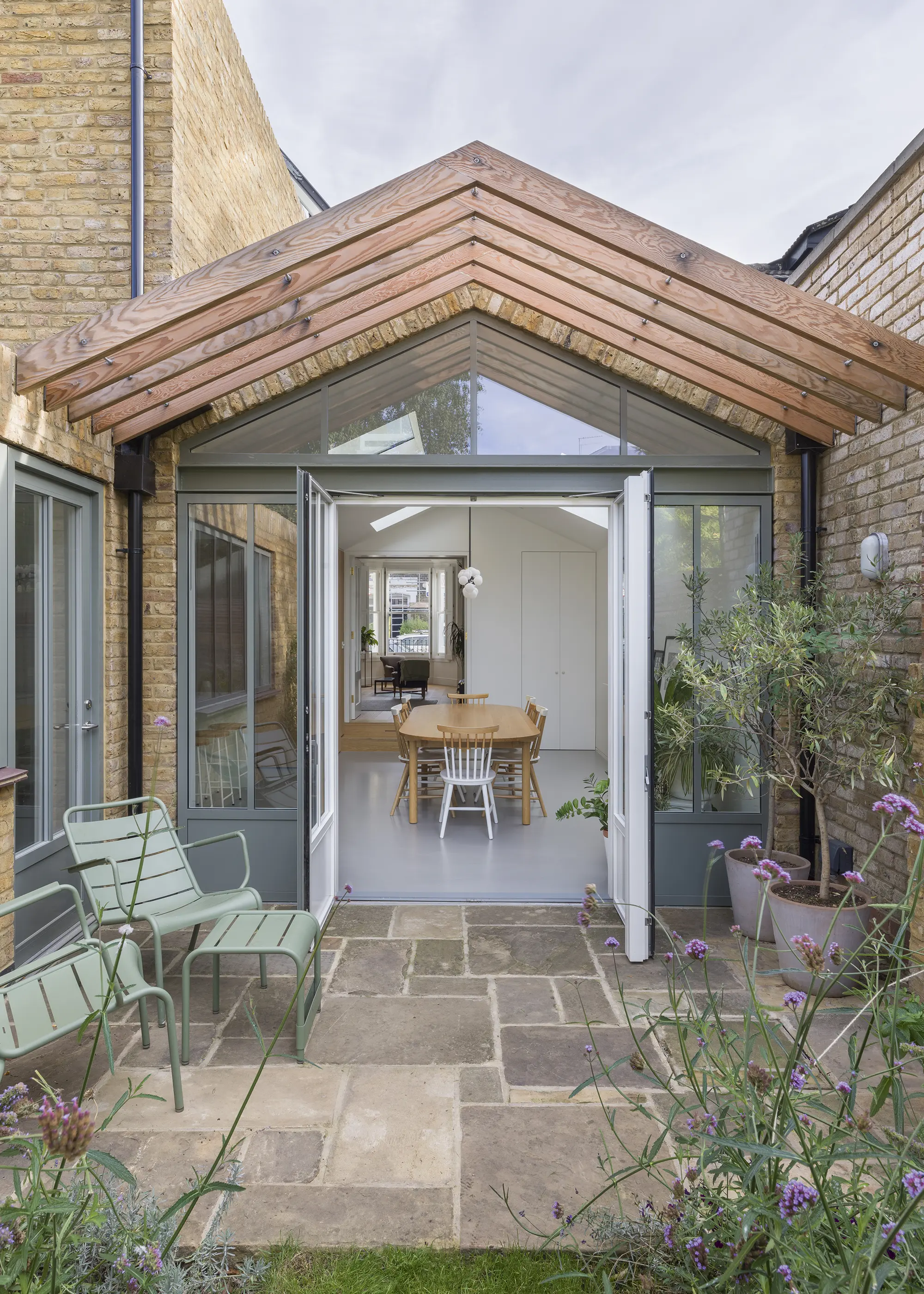 Rear Extension Idea with a Larch Pergola