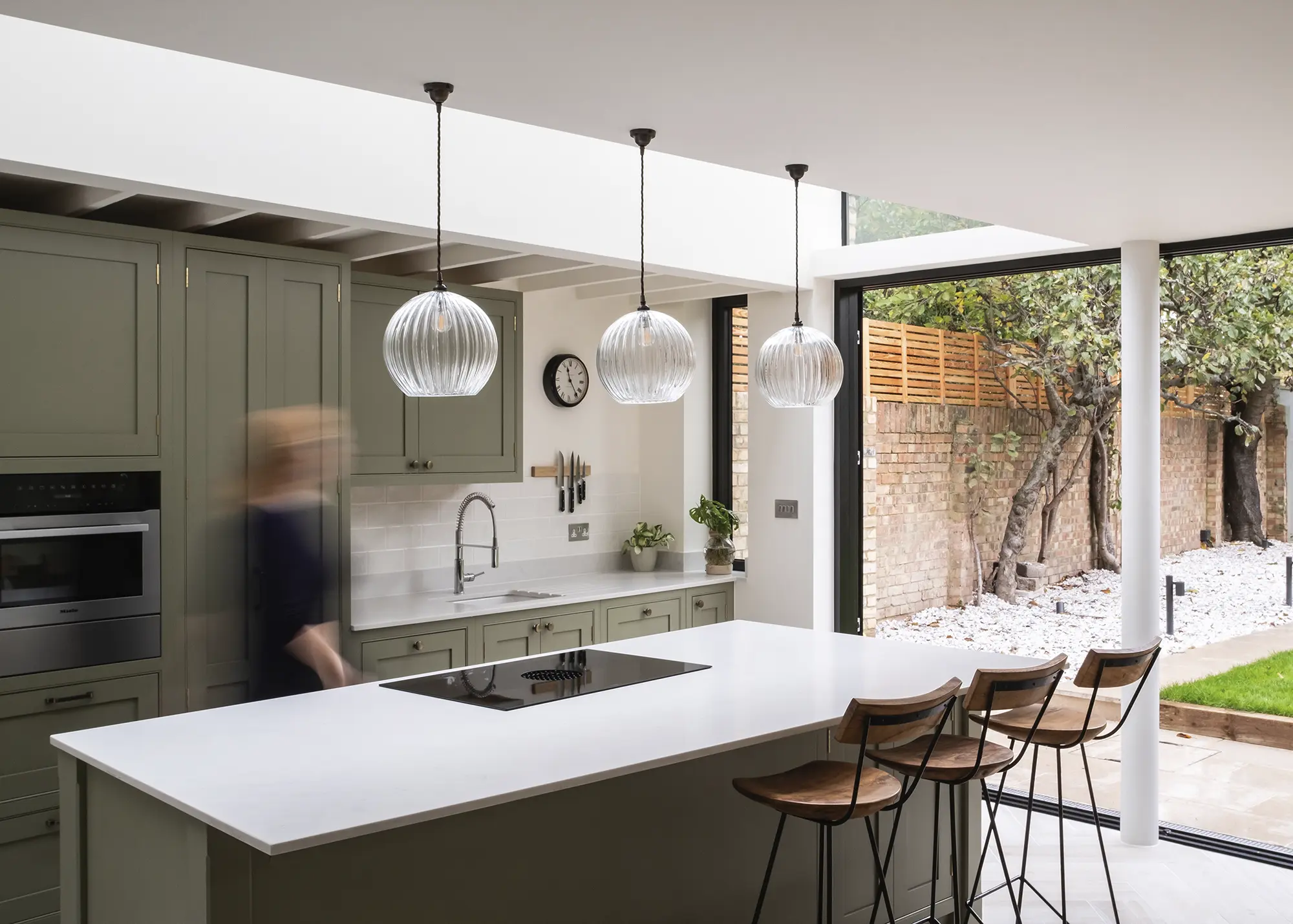 Rear Kitchen-Diner Extension with Glazed Sliding Doors