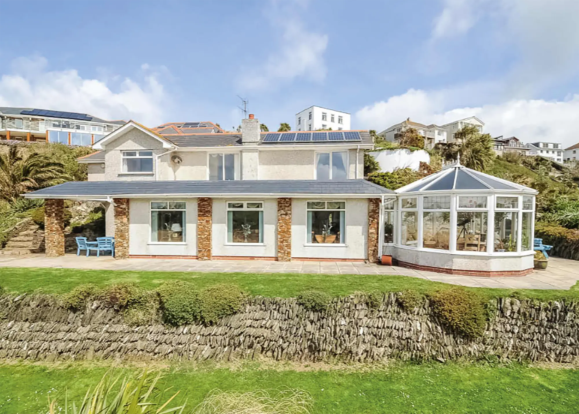 Striking Knock Down & Rebuild Home Overlooking the Cornish Coast