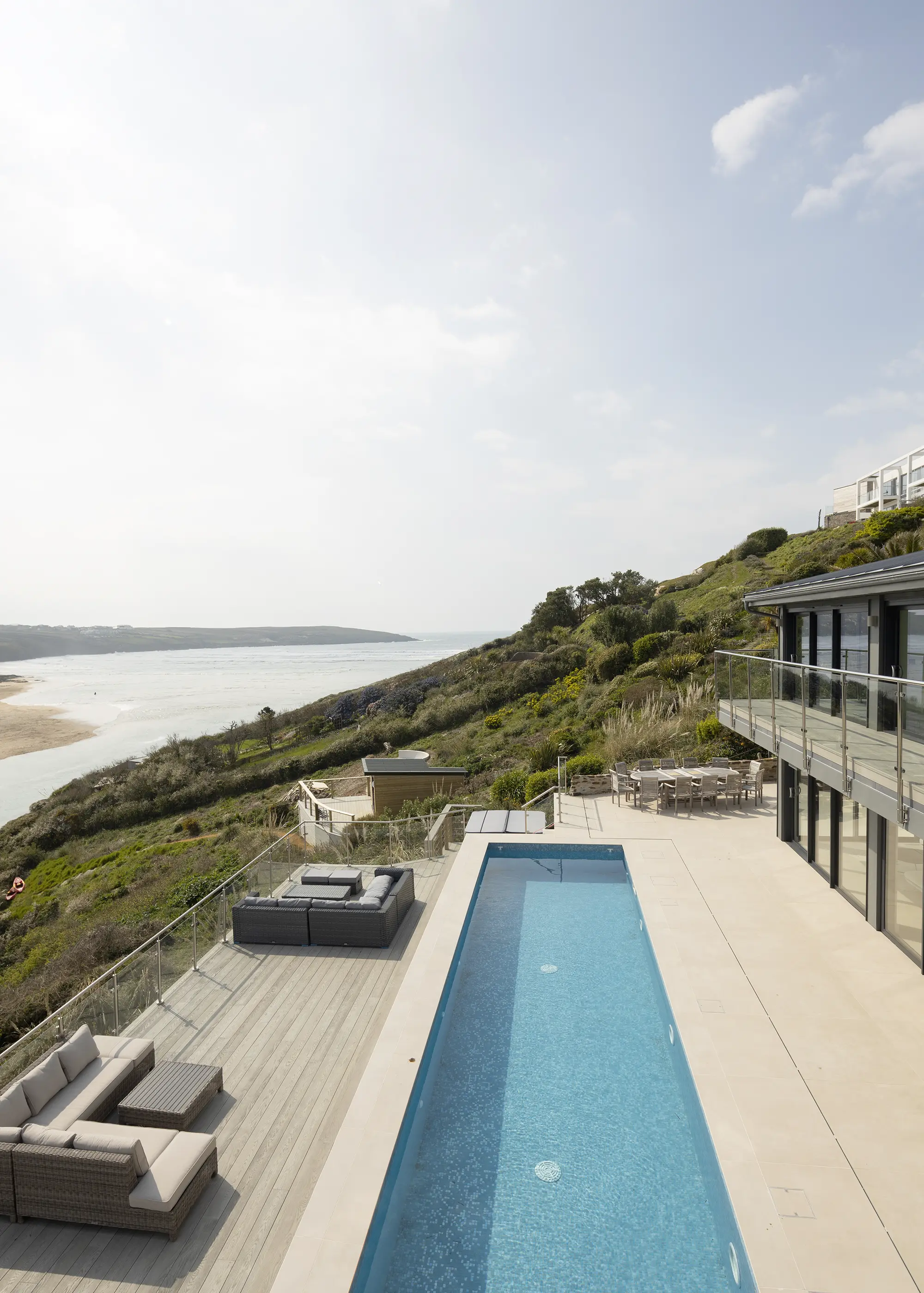 Striking Knock Down & Rebuild Home Overlooking the Cornish Coast