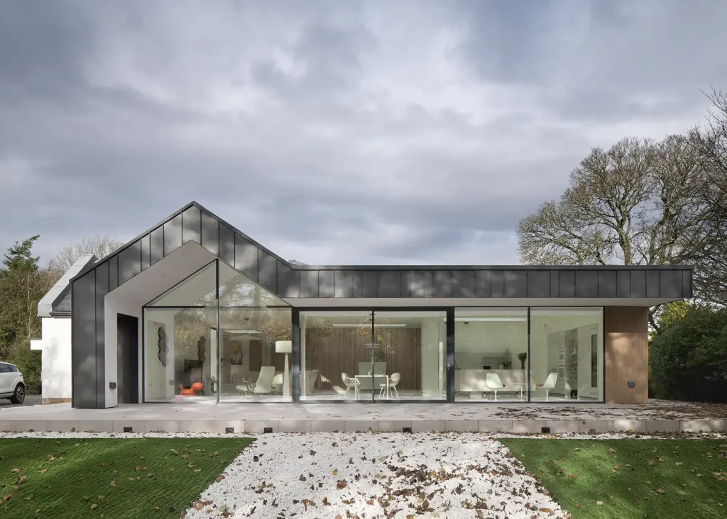 Ultra-Modern 1980s Bungalow Renovation in Glasgow