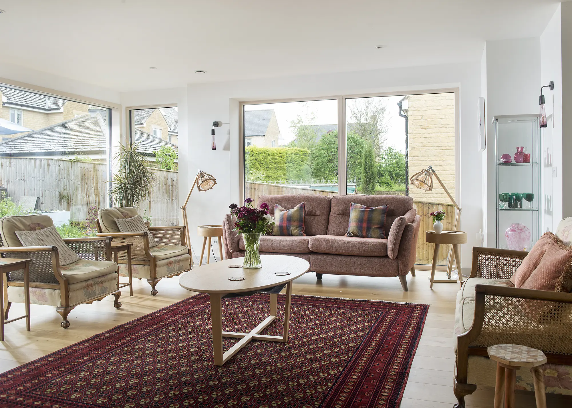 Two High-Performance Timber Frame Homes on One Plot