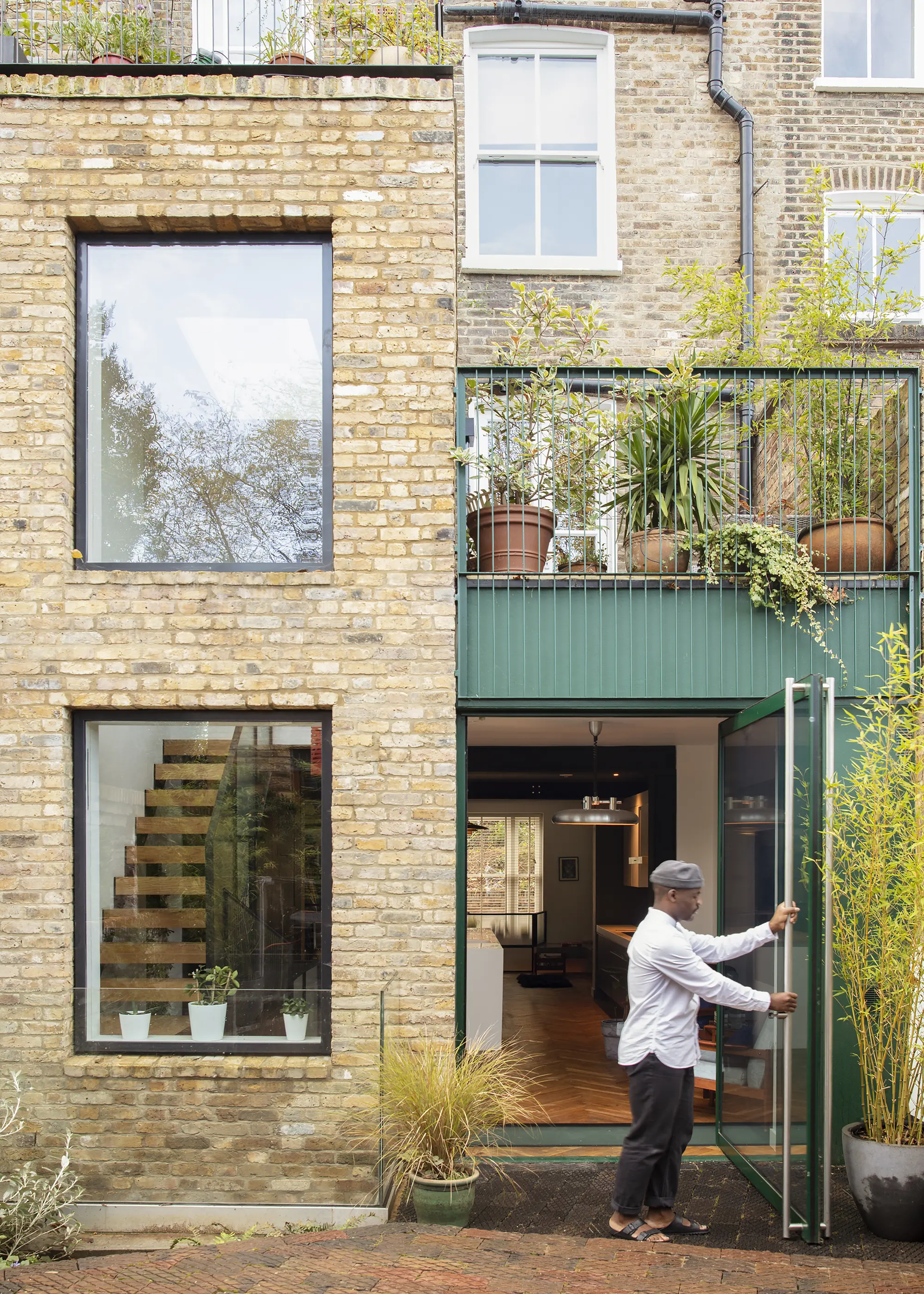 Basement Idea with Clever Internal Glazing