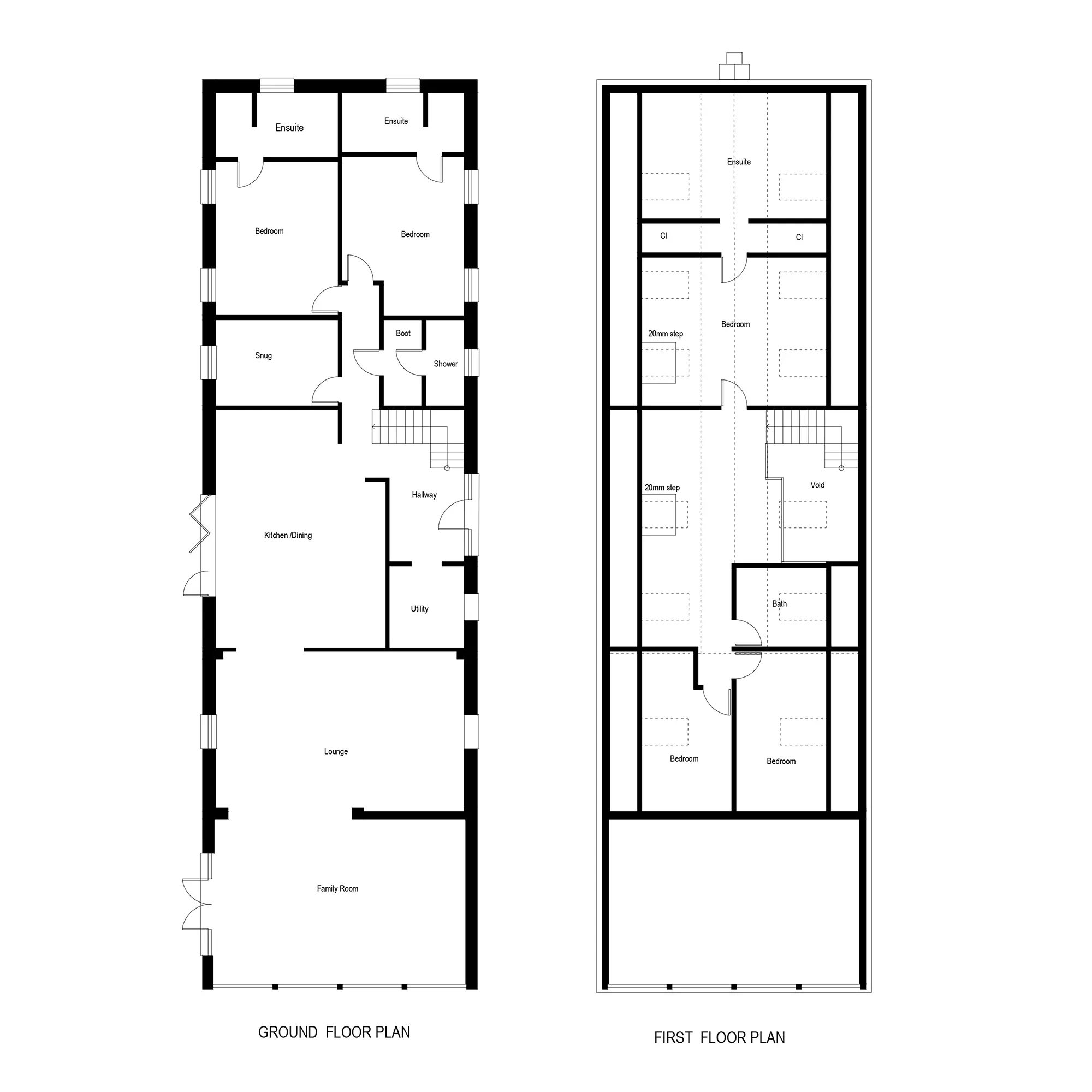 Rural Barn Conversion & Extension House Plans