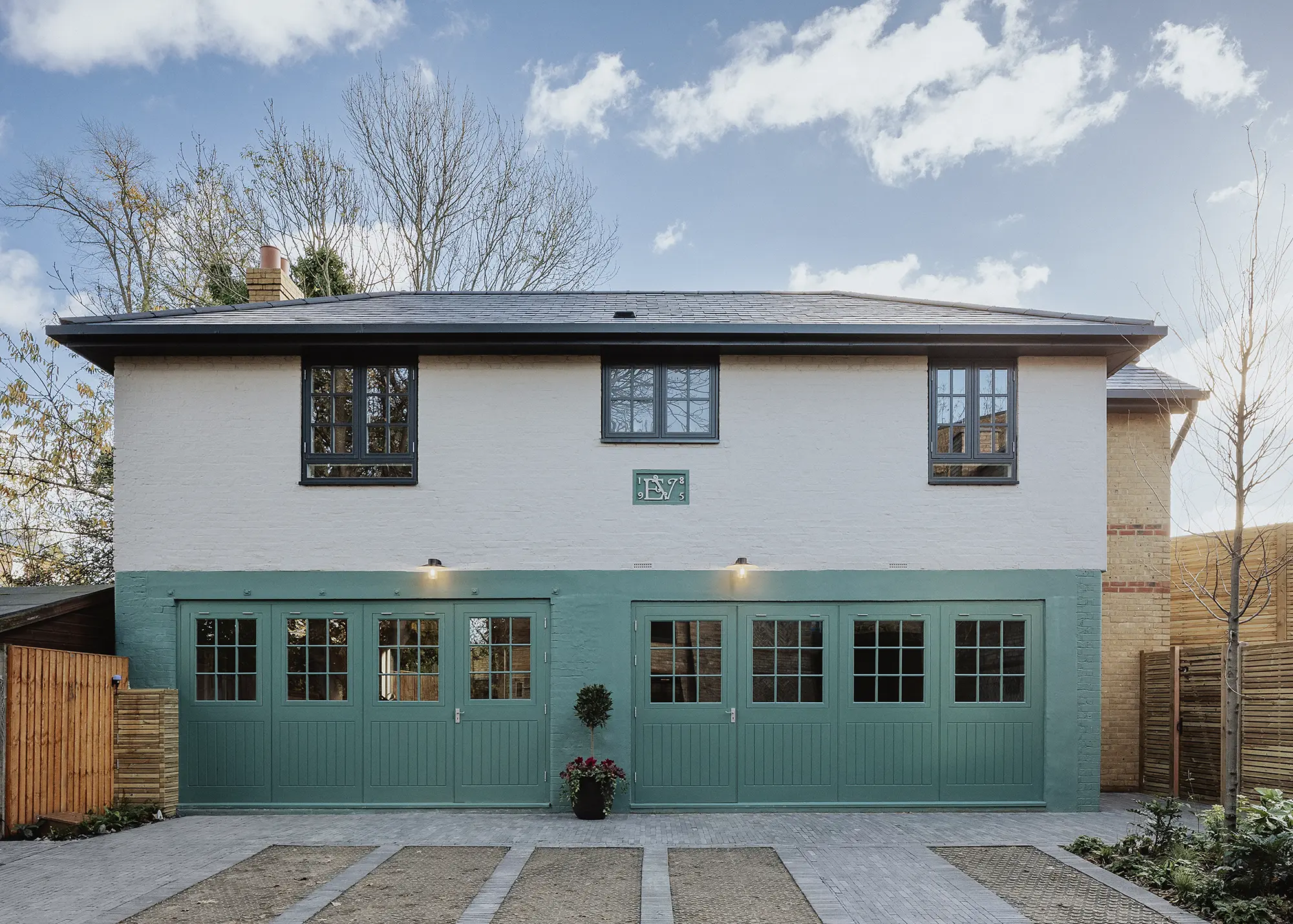 Double-Storey Coach House Converted into Living Zones